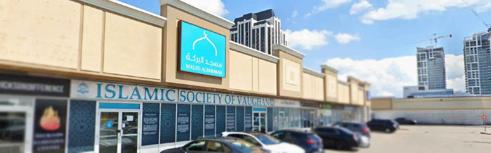 Exterior view of Masjid AlBarakah Vaughan building